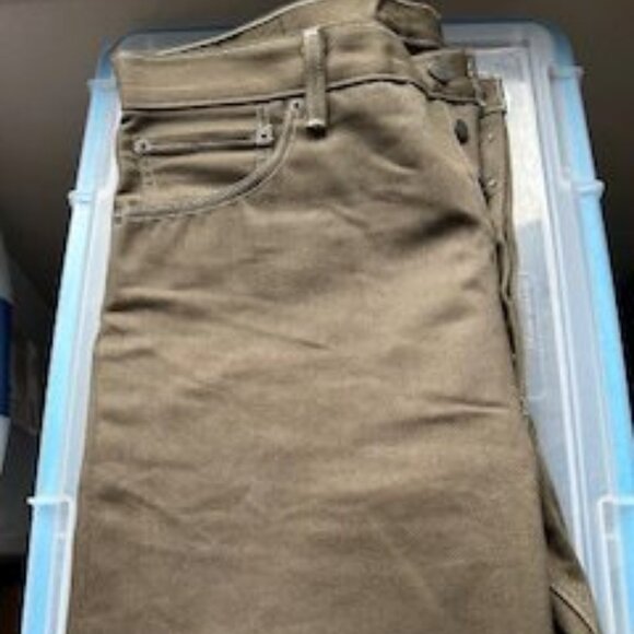 Levi’s 501 Gray Denim Jeans 38W × 32L Button Fly Classic 5-Pocket - Picture 5 of 7